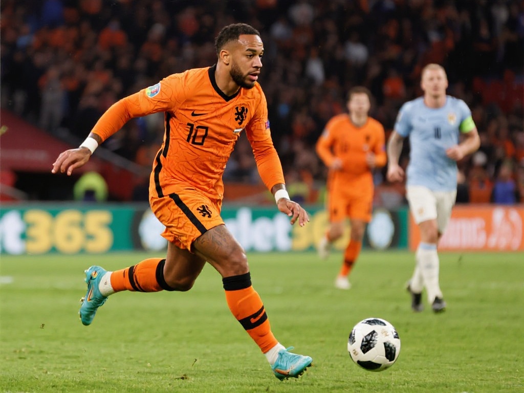 德佩追平纪录,跃居荷兰队史最佳射手行列 在荷兰国家队悠久的历史中,曾有多名球员的